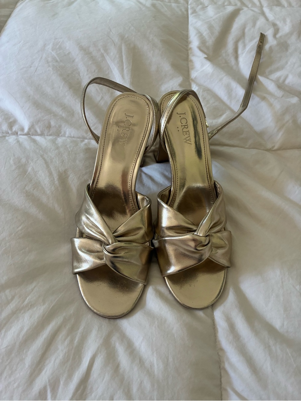 Gold Jcrew Heels
